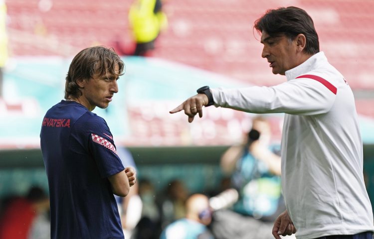 Luka Modrić Zlatko Dalić