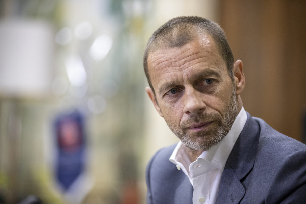 Aleksander Čeferin bi omejil plače in ligo prvakov odpeljal v ZDA