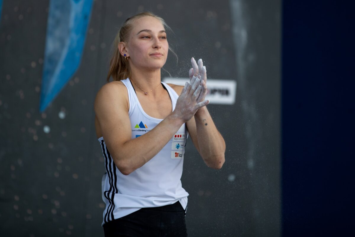 Janja Garnbret v lovu na osmo zlato z mislimi tudi v Sloveniji