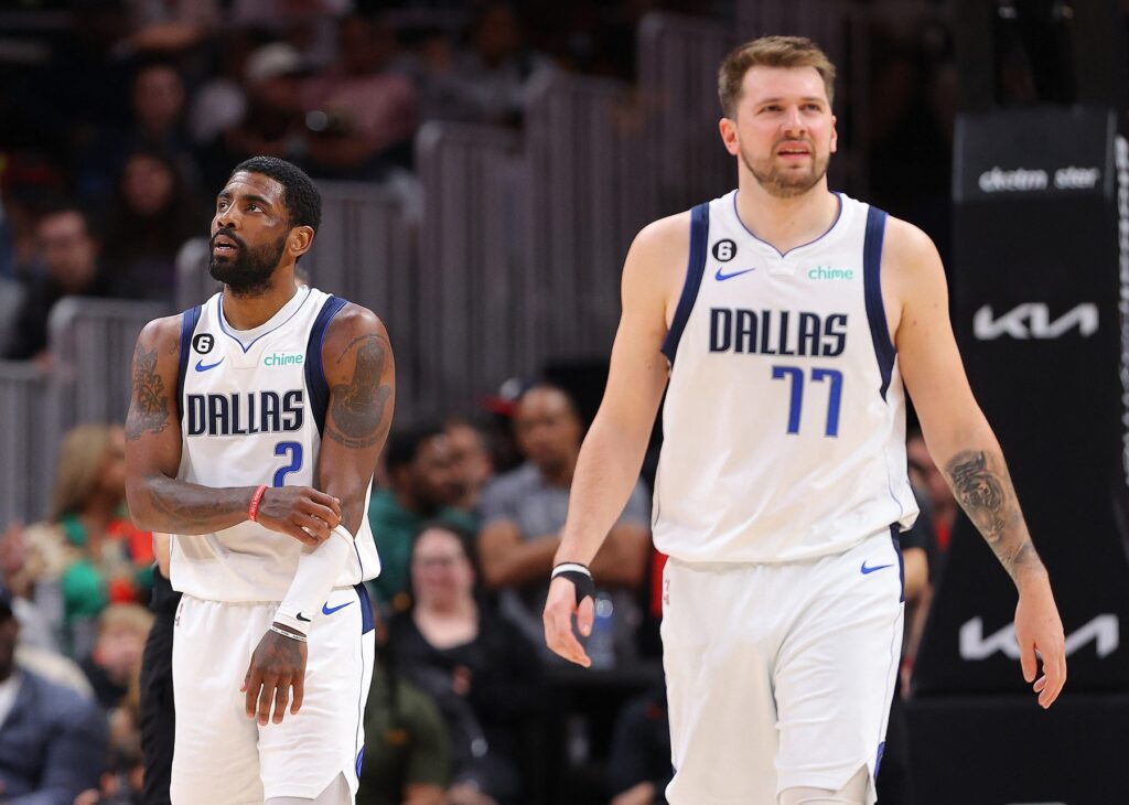 Luka Dončić in Kyrie Irving