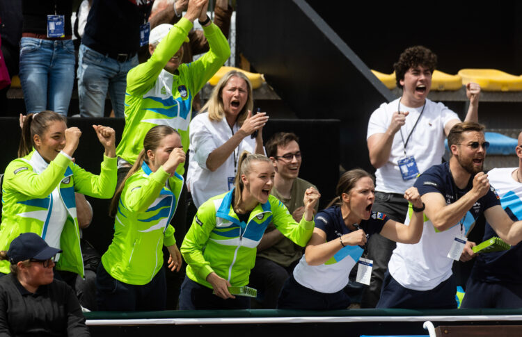 2023 Billie Jean King Cup Qualifier SLO v ROM