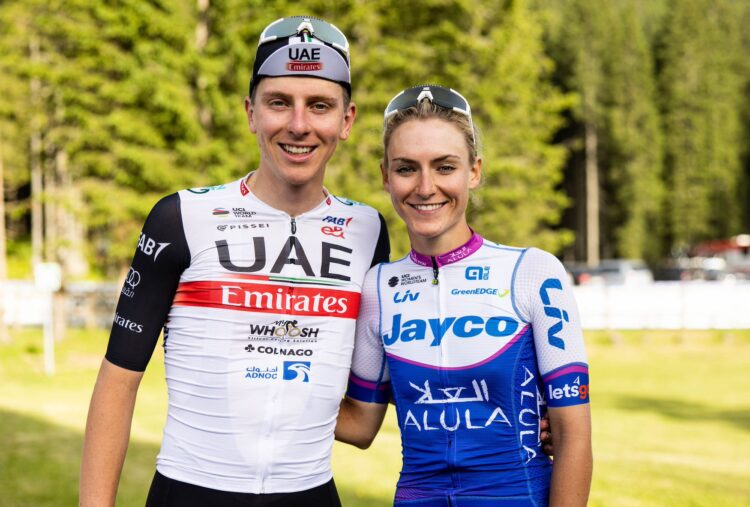 Tadej Pogačar Urška Žigart