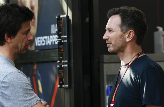Toto Wolff in Christian Horner
