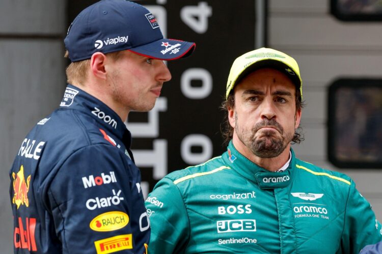 Verstappen in Alonso