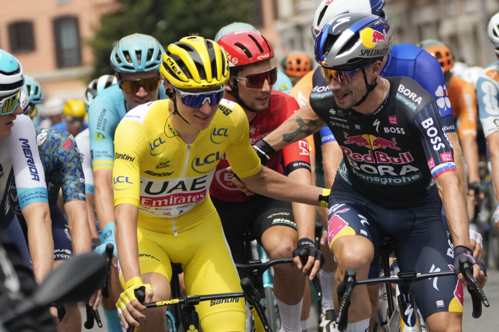 Tadej Pogačar Primož Roglič