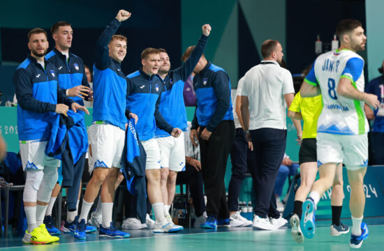 Olympic Handball Tournament match between Slovenia and Spain at Paris 2024 Summer Olympic Games