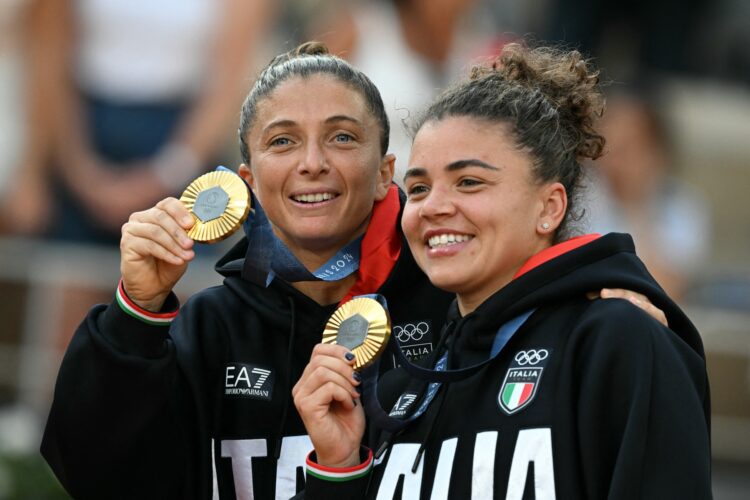 Sara Errani in Jasmine Paolini