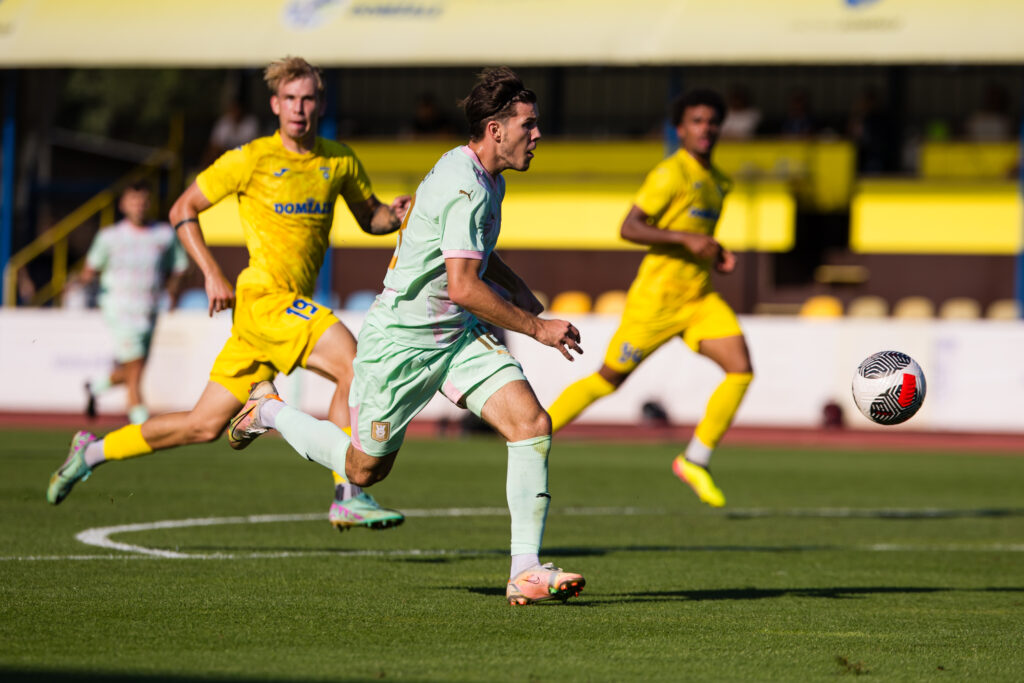 Prva liga Telemach 2024/25 football match, Round 4, between Domzale and Olimpija Ljubljana