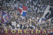 Split, Croatia, 150824. Stadium Poljud HNK Hajduk - MFK Ruzomberok, return match of the 3rd round of qualification for t