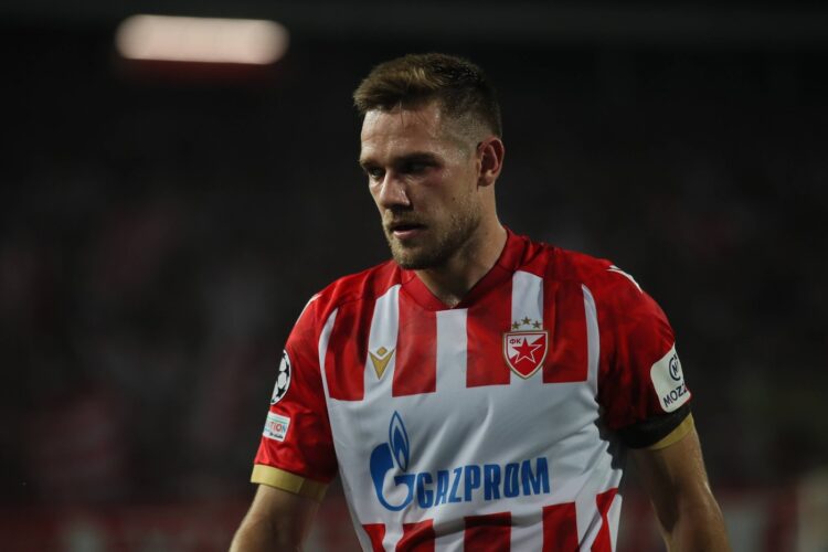 CRVENA ZVEZDA vs BODE GLIMT TIMI MAX ELSNIK, Red Star football player at the UEFA Champions League qualification match a