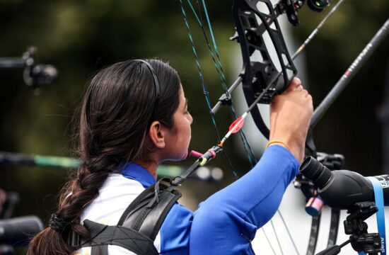 2024 Paris Paralympic Games - Archery, Invalides, Paris 29/8/2024 Women™s Individual Compound Open Ranking Round India™s