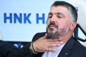 Croatia, Split, 180624. The new coach of HNK Hajduk, Gennaro Gattuso, was presented at a press conference, PK, Pressekon