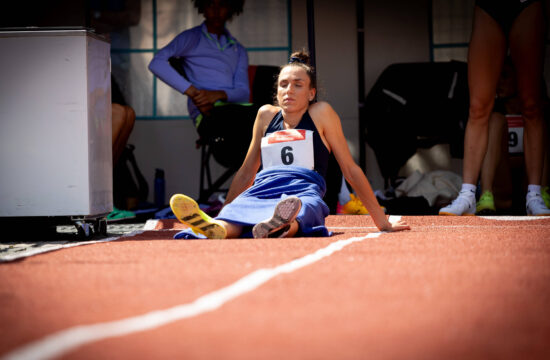 Hud udarec za najboljšo slovensko atletinjo