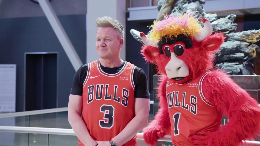 Gordon Ramsay in Benny The Bull