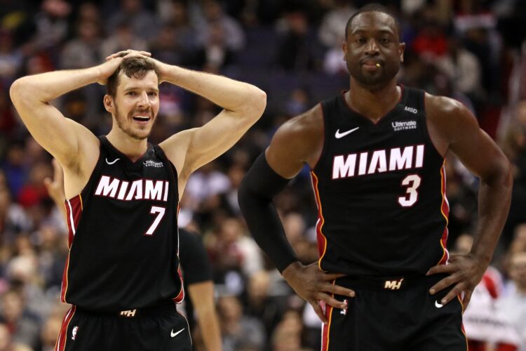 Goran Dragić in Dwyane Wade