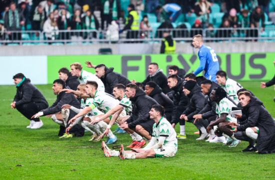 UEFA Conference League 2024/25 football match between Olimpija and Larne