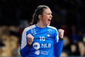 Innsbruck, Austria 20241128. Slovenia's goalkeeper Maja Vojnovic during the group stage match in the handball EC for women between Norway and Slovenia in Olympiahalle.Photo: Beate Oma Dahle / NTB