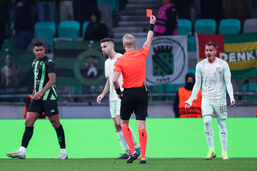 UEFA Conference League 2024/25 football match between Olimpija (SLO) and Cercle Brugge (BEL) in Ljubljana