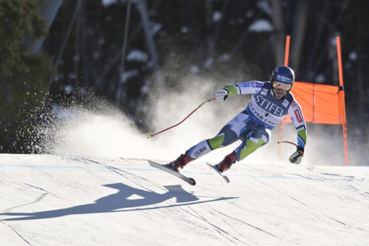 Miha Hrobat hiti po progi Ptic roparic