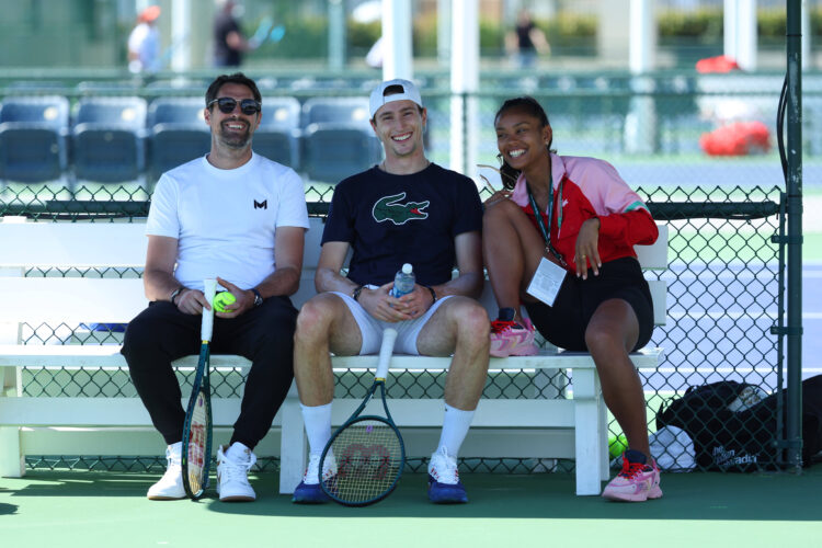 Ugo Humbert, Jeremy Chardy, Tessah Andrianjafitrimo