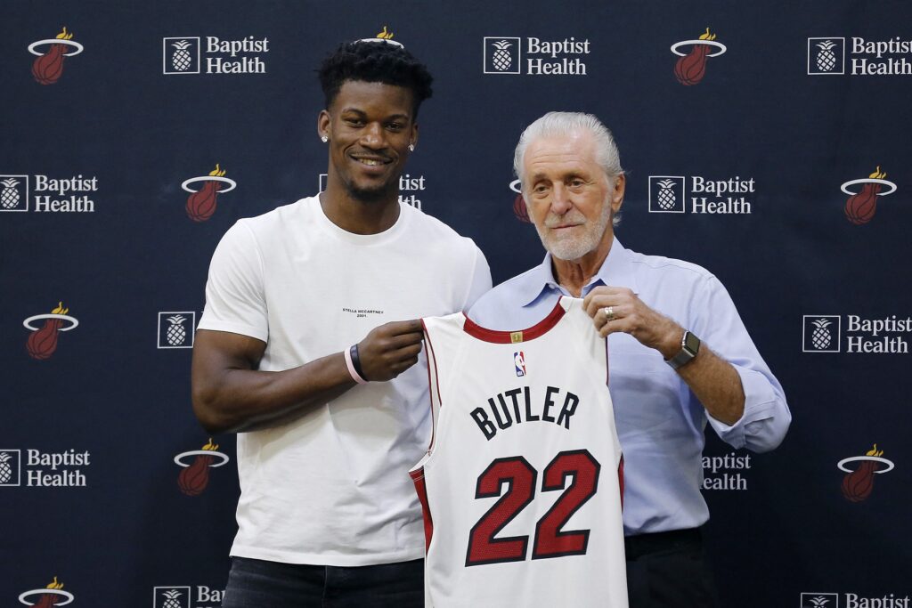 Jimmy Butler Pat Riley