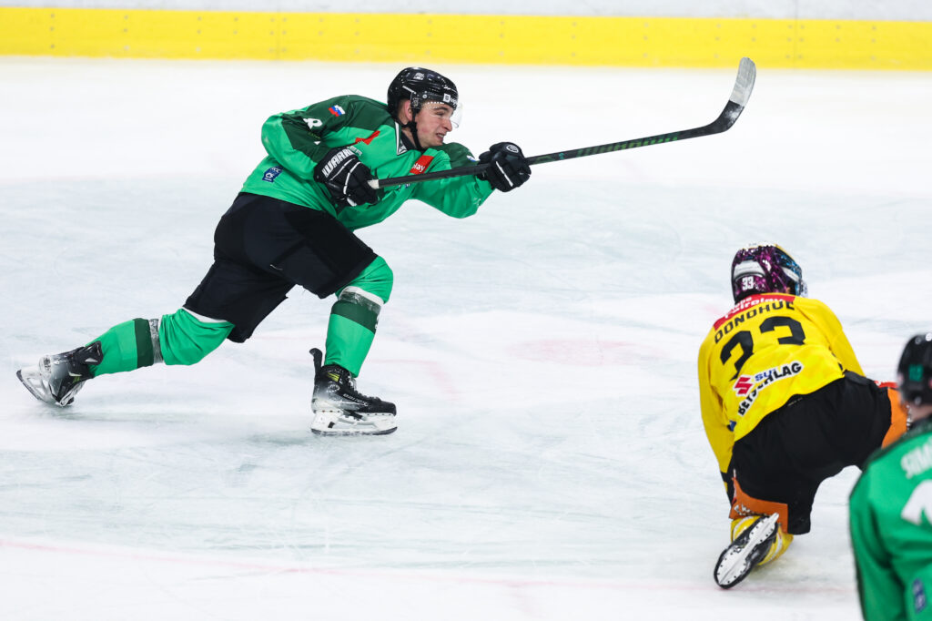 IceHL match between SZ Olimpija and Vienna Capitals in Ljubljana