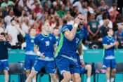 Paris 2024 Olympic Games the Men's Semi final handball Match Slovenia vs Denmark in Lille