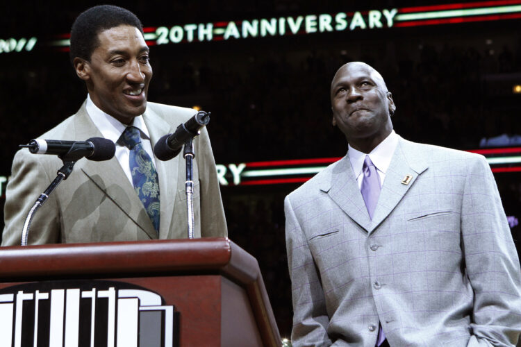 Scottie Pippen, Michael Jordan