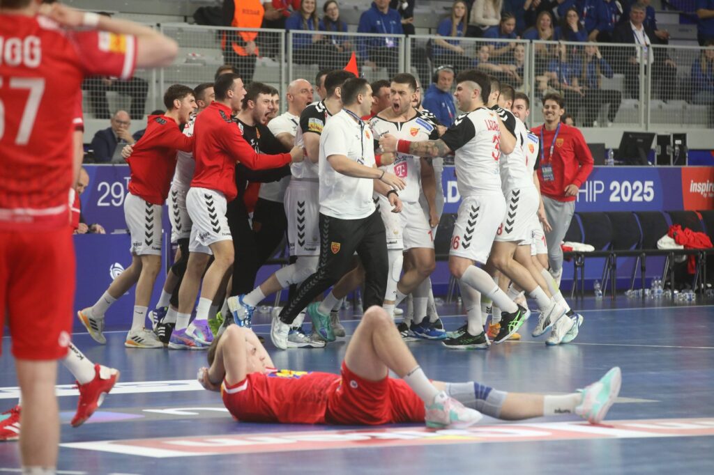 Croatia, Varazdin, 210125. Arena Varazdin. IHF World Handball Championship 2025 - Croatia/Denmark/Norway. The match of t