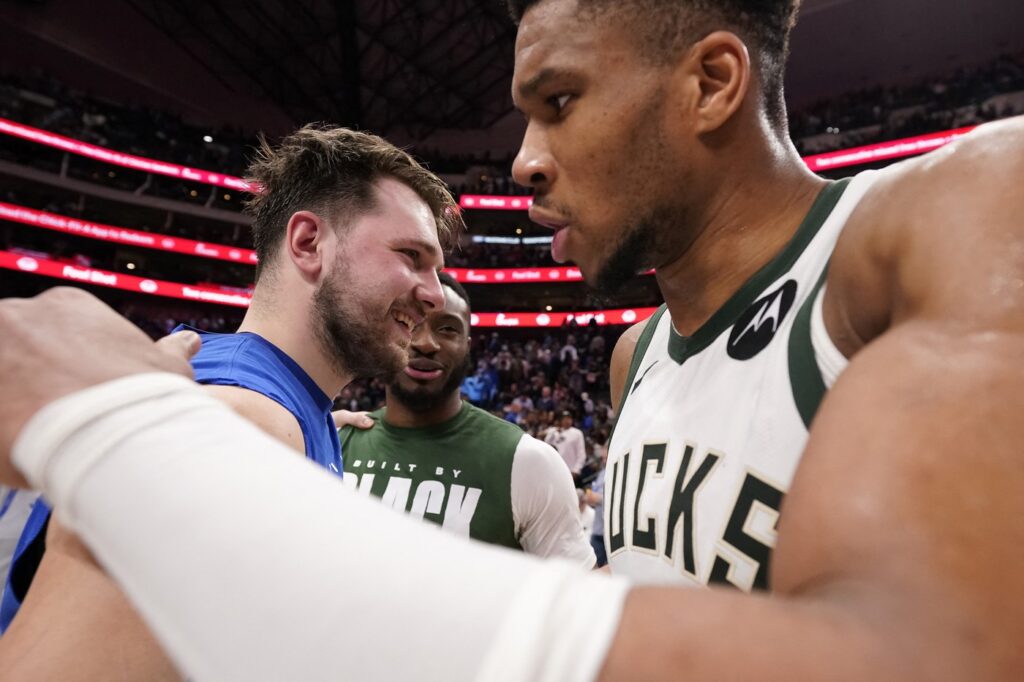 Giannis Antetokounmpo Luka Dončić