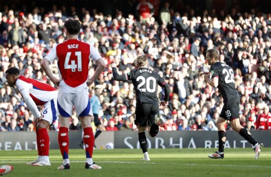 Brezzobi Arsenal poražen v londonskem dvoboju