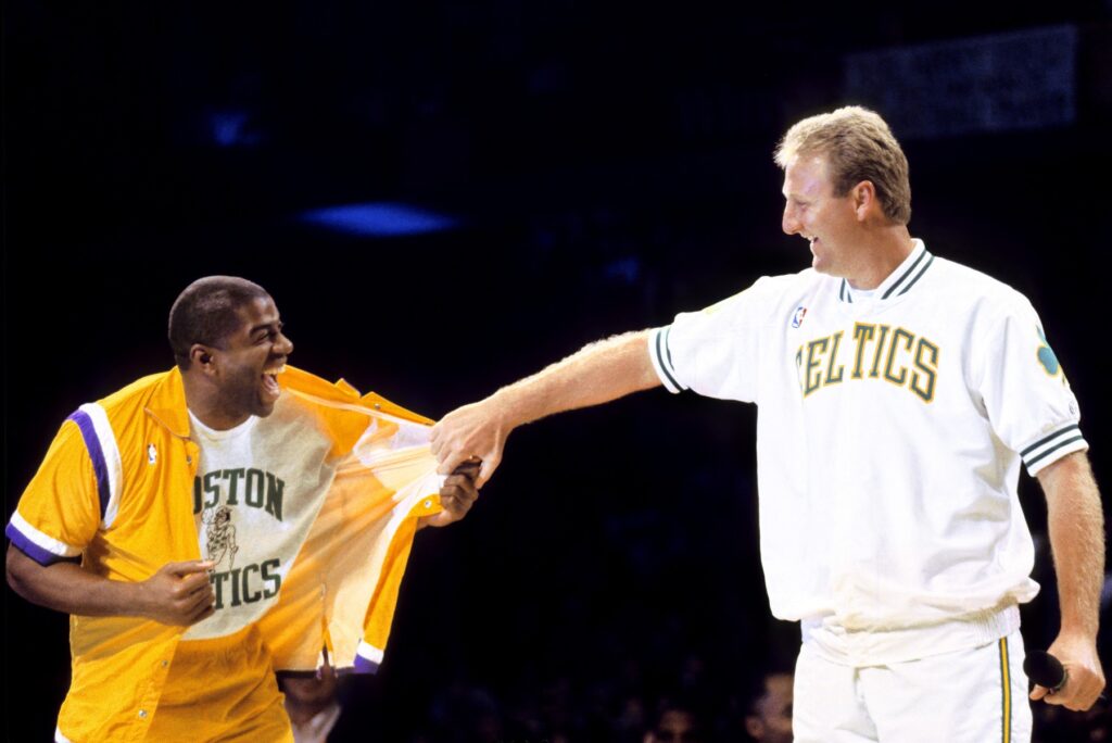 Magic Johnson Larry Bird