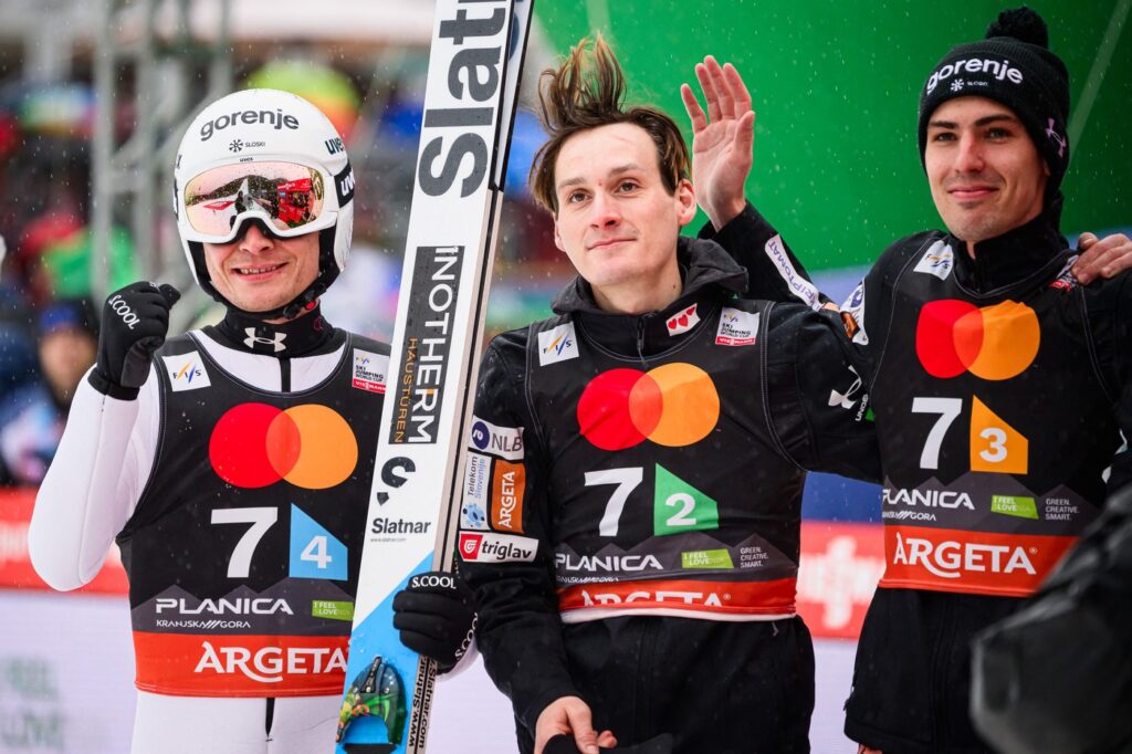 Lanišek, Prevc, Zajc