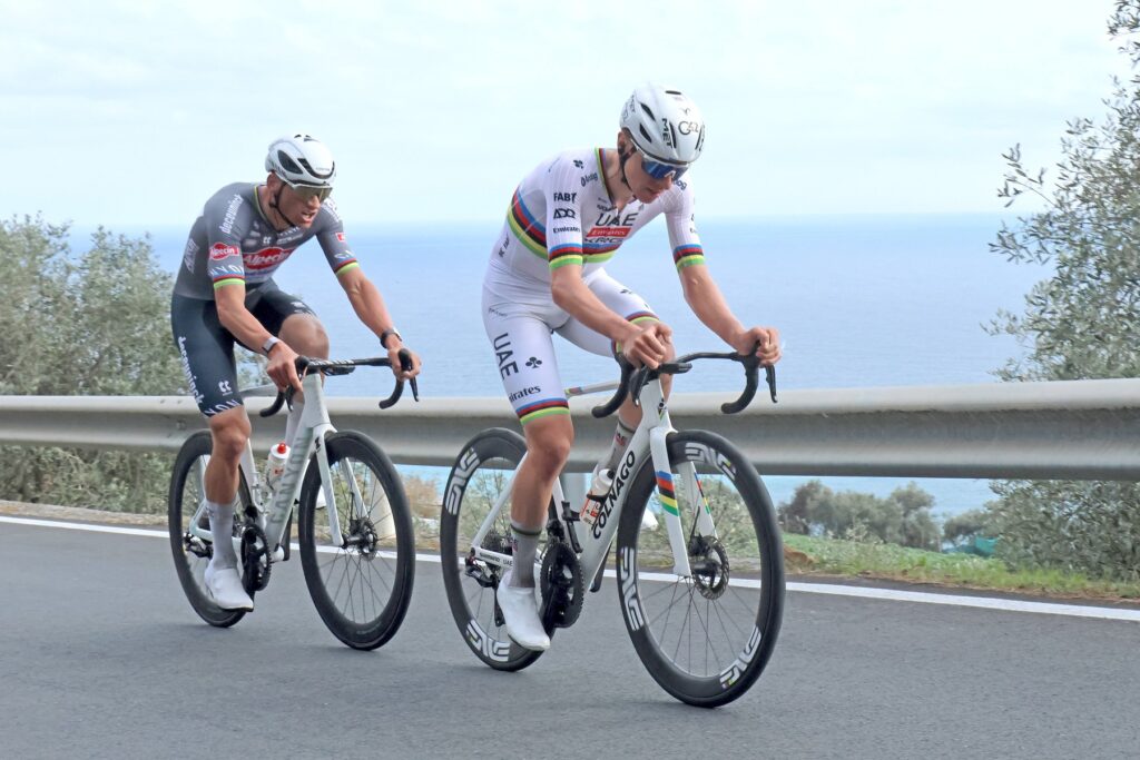 Mathieu van der Poel Tadej Pogačar