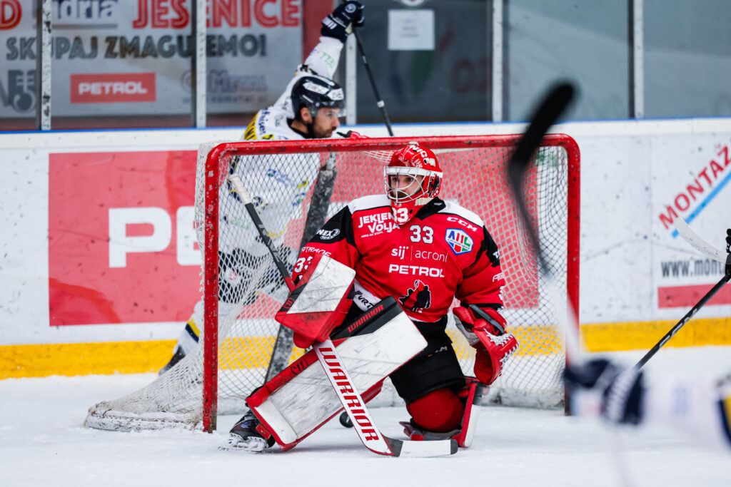 Final of Alps League 2024/2025 ice-hockey match between SIJ Acroni Jesenice and Zeller Eisbaren