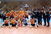 third match of the Final of 1.DOL Sportklub Volleyball League between ACH Volley and Alpacem Kanal