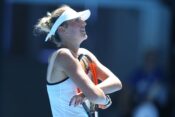Juniors final Marta Kostyuk UKR during 2017 Australian Open in Melbourne 28 01 2017