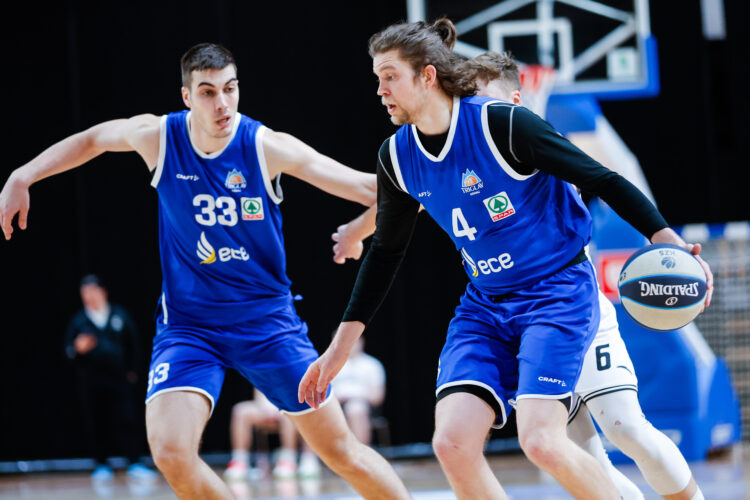 OTP Bank League 2024/2025 basketball match between Ilirija and ECE Triglav Kranj in Ljubljana