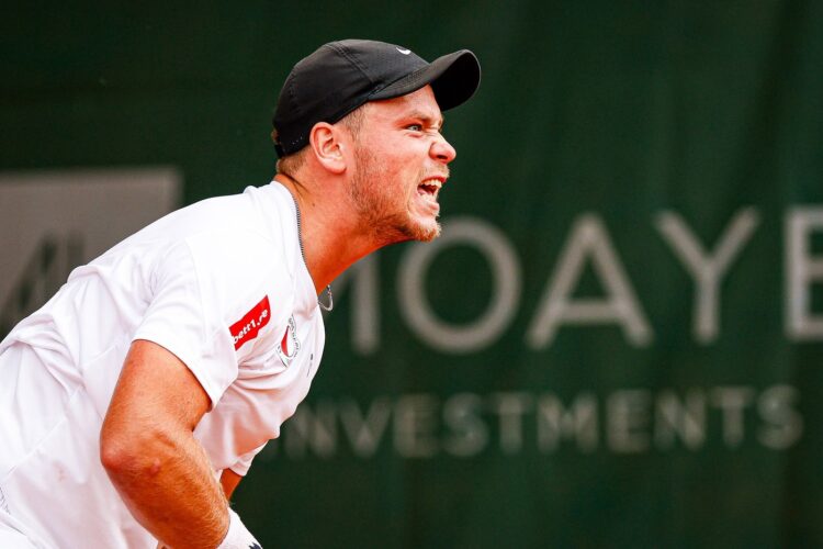 Gulin, Svyatoslav RUS (LTTC Rot-Weiß ), 2. Bundesliga Nord Herren: LTTC Rot-Weiß vs. HTC Blau-Weiß Krefeld, Berlin, LTTC