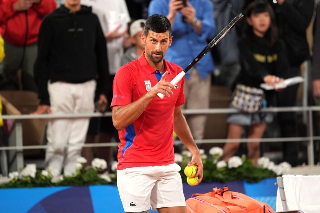 File photo dated 27-07-2024 of Novak Djokovic who has played possum before. His habit of appearing to struggle in long matches, showing a perceived vulnerability to get into opponents' heads, usually works. So when he talks of facing the 