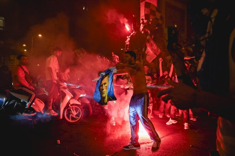 Celebration For The Victory Of The Italian Championship In Napoli