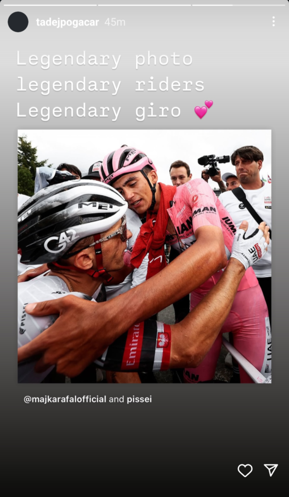 Pogačar del toro Majka