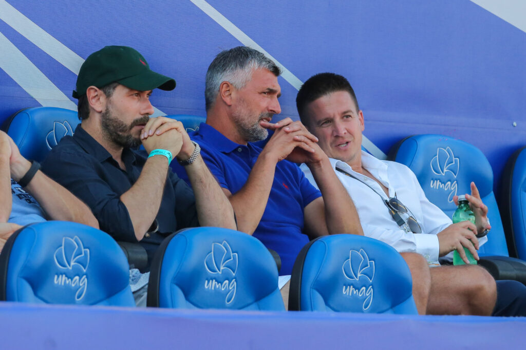 Croatia, Umag, 280723. Plava Laguna Croatia Open Umag. The match between Croatian Dino Prizmic and Australian Alexei Pop