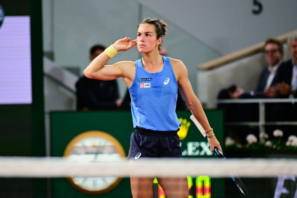 Quart de finale opposant Loïs Boisson à Mirra Andreeva lors des internationaux de France de Tennis de Roland Garros 2025 (Jour 11)