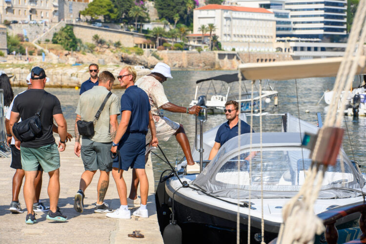 Croatia, Dubrovnik, 270625. The famous basketball star Michael Jordan visited Dubrovnik with his company during his tour