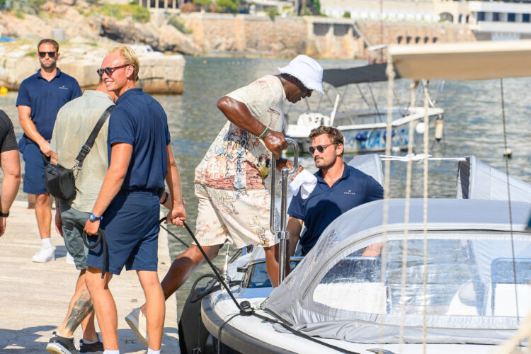 Croatia, Dubrovnik, 270625. The famous basketball star Michael Jordan visited Dubrovnik with his company during his tour