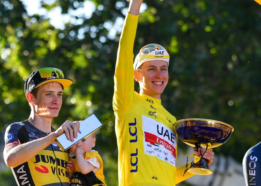 Pogačar Vingegaard Tour 2021