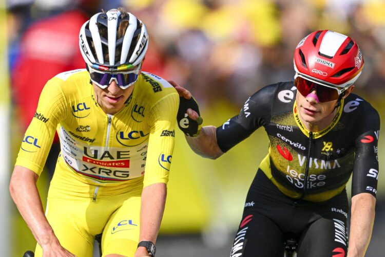 Pogačar in Vingegaard