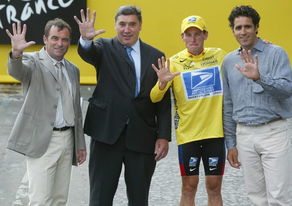 Hinault Merckx Armstrong Indurain