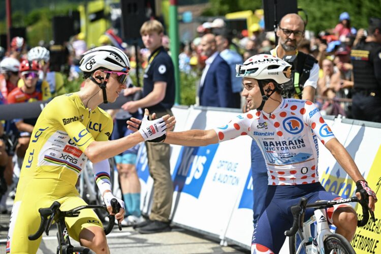 Tadej Pogačar Lenny Martinez